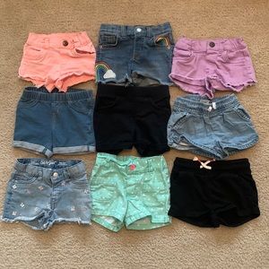 Toddler girl shorts- 2t bundle